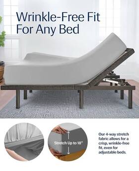 Esss04ok Rest Evercool Cooling Starter Sheet Flat Set Full 3 Piece Gray One Left