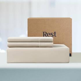 Rest-esss02qk Rest Evercool 3 Piece Starter Cooling Queen Sheet Set For Hot Sleepers - Ivory Rest-esss02qk Rest Evercool 3 Piece Starter Cooling Queen Sheet Set For Hot Sleepers - Ivory
