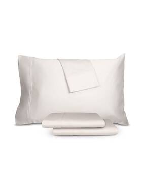 25742103003aqt Rest Well Ivory Solid 1000 Thread Count Queen Sheet Set