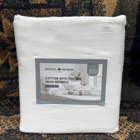 Restful Retreat 825063129907 300 Tc King Cotton With Viscose From Bamboo Sateen Weave