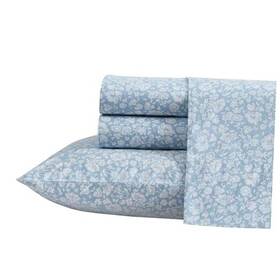Ushsa01280528 Revman International Sheets Cotton Percale Bedding Set Lightweight And Queen Heirloom Ditzy