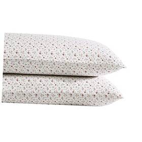 Ushshc1217751 Revman International Home - Standard Pillowcase Set Cotton Sateen Bedding Evie Coral/pink/white