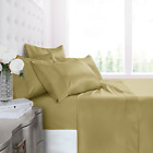 Rg-ilsatin4pcsht-f-gld-r Italian Luxury Egyptian Series Silky Soft Satin Bed 603784802497