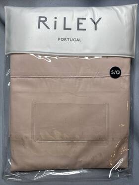 Riley Home 810026438028 Percale Combed Cotton Set Of 2 Standard Pillow Case - Color Blush Riley Home 810026438028 Percale Combed Cotton Set Of 2 Standard Pillow Case - Color Blush