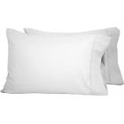 Rnibedding Pillowcase King Size White Solid Tc Pure Cotton Qty