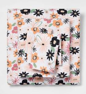 Room Essentials 191908531014 Twin Bed Sheet Covers Fitted Flat One Pillow Cover New