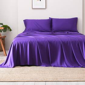 Rosecret 798044085045 Twin Xl Sheet And Pillowcase Sets 100% Viscose Derived From Bamboo Silky Soft