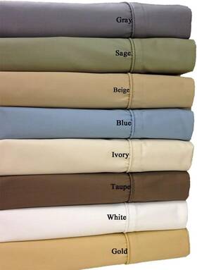 Comin18ju073745 Royal Hotel Bedding 650-thread-count Bed Sheets - 22-inch-deep-king Beige