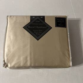 Royal Opulence 806222261591 Divatex Home Fashions Satin King Sheet Set Ivory Royal Opulence 806222261591 Divatex Home Fashions Satin King Sheet Set Ivory