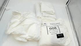 Royal Tradition 825624841316 - Split King Cotton Bed Sheets White Royal Tradition 825624841316 - Split King Cotton Bed Sheets White
