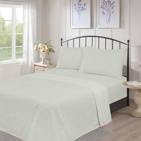 Royale Linens 011342254563 Silvadur Antimicrobial Odor Eliminating 300 Cotton Sateen Twin