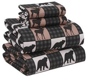 Ruvanti 810076494258 Flannel Sheets Full Size - 100% Cotton Double Brushed Bed Set Ruvanti 810076494258 Flannel Sheets Full Size - 100% Cotton Double Brushed Bed Set