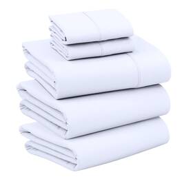 Ruvanti 810141354081 100% Cotton Sheets - Crispy Cooling Percale For Split King Size Bed B Ruvanti 810141354081 100% Cotton Sheets - Crispy Cooling Percale For Split King Size Bed B