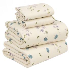 Zt-001 Ruvanti Flannel Sheets Twin Size 100% Cotton Double Brushed Set Deep Pockets Zt-001 Ruvanti Flannel Sheets Twin Size 100% Cotton Double Brushed Set Deep Pockets