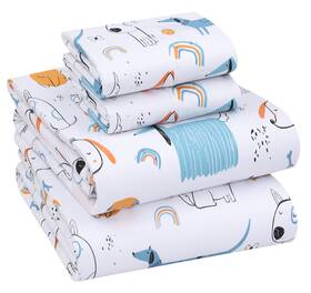 Zt-ctbs-1356 Ruvanti 100% Cotton Sheets King Size Percale Bedding Cooling &