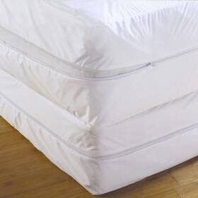 16921.d.01 S & Co. Mattress Encasement D White Polyester 16921.d.01 S & Co. Mattress Encasement D White Polyester