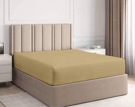 B08zjj2vrd Saferay Twin Fitted Sheet 100% Organic Cotton Deep Pocket 800 Thread Count Brown Tan New