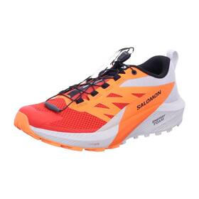 Salomon 195751228695 Mens Sense Ride 5 Lunar Rock Shocking Orange Fiery Red 9