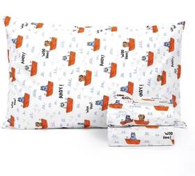 Salt Earth 850054385826 100% Cotton 210tc Kids Bedsheet Twin Nautical
