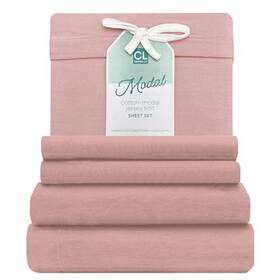 Sam Salem And Son 748279190335 Modal Jersey Knit Sheet Set Piece Bedding T-shirt Breathable Cooling