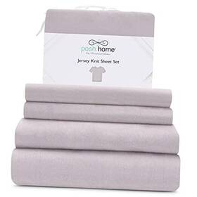 B09dz2lslv Sam Salem & Son Jersey Knit Sheet Set 4-piece Bed Sheets T-shirt Breathable And Soft