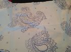 Sateen Paisley Belle Epoque King Sheet Set Cotton White Blue New 740504660101 Sateen Paisley Belle Epoque King Sheet Set Cotton White Blue New 740504660101
