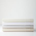 A429 Satin Band Hudson Park Luxe Percale 2 Standard Pillowcases Blush 766370243767