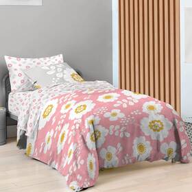 Saturday Park 810045141718 Cutout Floral Queen Bed Set - 7 Piece 100% Organic Cotton Flowe