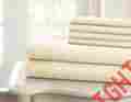 Sdh-6119 Unknown New 800 Thread Count 6 Piece Cotton Rich Full Size Sheet Set In Ivory