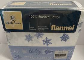 15099 Sear Roebuck Sears Whole Home Brushed Cotton Flannel Twin Sheet Set New In Package 15099 Sear Roebuck Sears Whole Home Brushed Cotton Flannel Twin Sheet Set New In Package