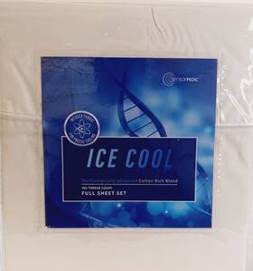 Sensorpedic 096675103191 Ice Cool 400 Thread Count Cotton/nylon Blend Full Sheet Set