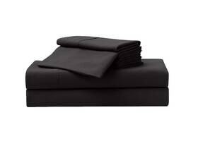28127902753 Serta So Soft 4-piece Black Sheet Set Queen