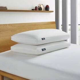 Se201514k Serta 233 Thread White Goose Feather Gusseted King 2 Count