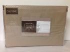 Set Sheet Wrinkle Willow King Microfiber Taupe Cal Collection Set Sheet Wrinkle Willow King Microfiber Taupe Cal Collection