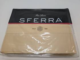 3000cpqnflhn Sferra Capri Honey Queen Flat Sheet Egyptian Cotton Sateen Jacquard 1020tc New