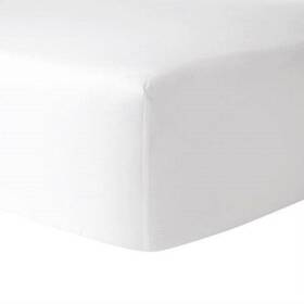 Sferra 426884989171 White Twin Fitted Sheet Solid 100% Egyptian Cotton Sateen 300tc Italy New