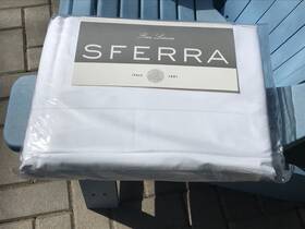 450-tc Sferra 780870131782 Gino King 4 Piece White Sheet Set 450 Tc Nip