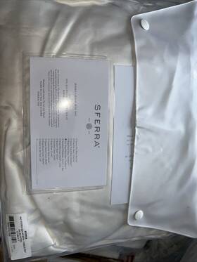 Sferra 780870747358 Giza Sateen California King Fitted Sheet Candlelight Cream