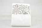 O1593 Sferra Pillowcases Standard White Embroidery Saxon Grey 2 O1593 Sferra Pillowcases Standard White Embroidery Saxon Grey 2