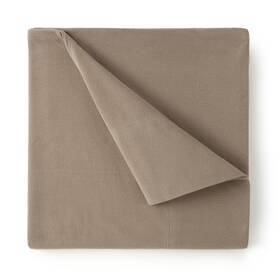 Shavel 718498959129 Micro Flannel Solid Color Deep-pocket Sheet Set Full Hazelnut