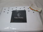 28366 Sheet 195 Flat Noir Wang Nip Gray Vera Collection Embroidery Queen Dot