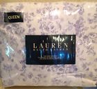 Sheet 4pc Queen Chic Set White Blue Floral Periwinkle Cottage Lauren Ralph Sheet 4pc Queen Chic Set White Blue Floral Periwinkle Cottage Lauren Ralph