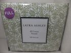 Sheet "bailey Laura Green Ashley Set Flannel " Full White