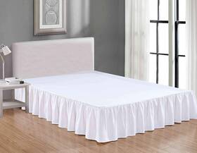 Sheets & Beyond 841380110923 And Wrap Around Solid Microfiber Luxury Hotel Quality King White