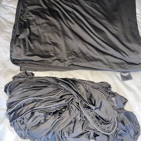 Sheex 813417015259 Performance Cal King Sheet Flat Fitted Graphite New No Pillowcases Sheex 813417015259 Performance Cal King Sheet Flat Fitted Graphite New No Pillowcases