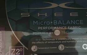 Sheex 818983014934 Micro Balance 37.5 Performance 300-thread Queensheets Ivory Not Stretchy