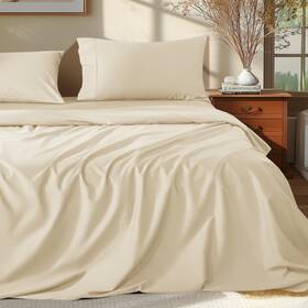 1000cmsjt-b Shilucheng 100% Egyptian Cotton Queen Size Sheets Set - 1000 Thread Count Luxury