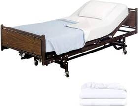 Shop Bedding 726084795211 2 Pack Fitted Hospital Bed Sheets - Cotton Rich Soft Knitted Jersey Sheet 36 Inch X