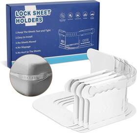 Shruy 445011674681 Bed Sheet Holders Upgraded 4pcs Fitted Keep Sheets Firm And Tight