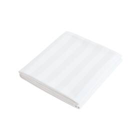 Shunjie.home 749664732116 Flat Sheet Only Twin Size 400 Tc 100% Egyptian Cotton Striped Sati